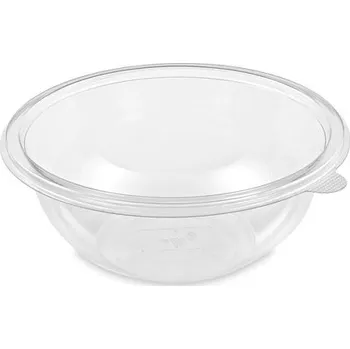 Jednorázové nádobí Salát miska premium 1 l, průhl pet, 50 ks, polyethylen WMX/74372/PAK