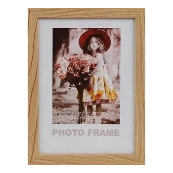 Rám na obraz FANDY Dřevěný rámeček Style 10x15 3 světle hnědý