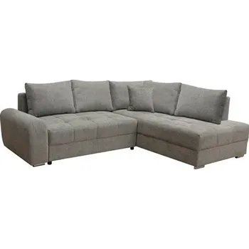 Sedací souprava NASERA ROHOVÁ - Pravá - sedací souprava (NESO III) látka SVĚTLE ŠEDÁ Sorella 84 kolekce "GB" (K250) NOVINKA