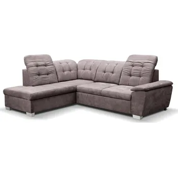 Sedací souprava KARETA Levá (KALVI-2balíky ) - sedací souprava celá CASTEL 20 hnědá - kolekce - "ST" (K250-Z) NOVINKA