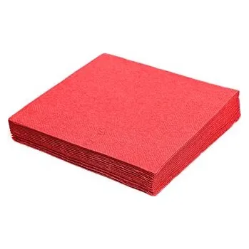 Papírový ubrousek Ubrousky 24 x 24, cm, 2vrstvé, červené, 250 ks, celulóza WMX/85901/PAK