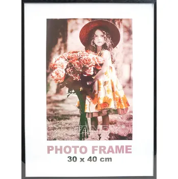 Rám na obraz FANDY Plastový rámeček Simple 2 30x40 2 černý