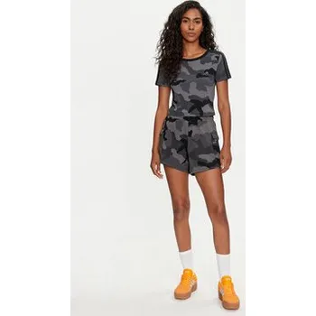 Pánské kraťasy adidas Sportovní kraťasy Essentials 3-Stripes Camo-Print IX3707 Šedá Loose Fit XL