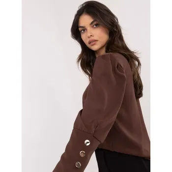 Dámská košile Halenka MI BZ M721.38 tmavě hnědá jedna velikost
