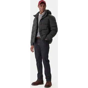 Pánská bunda Tommy Hilfiger Vatovaná bunda MW0MW36569 Černá Regular Fit XXL