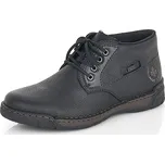 RIEKER pánská kožená kotníková obuv B0333-00 černá RiekerTEX 44