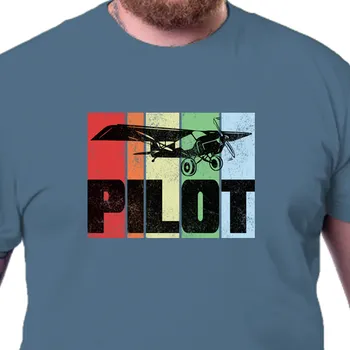 Pánské tričko Tričko Letadla | Pánské tričko Pilot v barvách