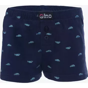 Chlapecké spodní prádlo GINA dětské trenky volné chlapecké, šité, s potiskem 25018P lékořice tm. tyrkysová 116/122