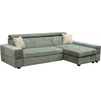 Sedací souprava CAIRO NEW - Levá- rohová sedací souprava, látka OLIVOVÁ Aragon 39/polštářky Aragon 35 ŽLUTOZELENKAVÁ -2balíky, kolekce "FE" (FE) (K250)NOVÁ LÁTKA