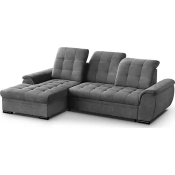 Sedací souprava BARCELONA MINI NEW (BERGAMO MINI NEW) - Levá rohová sedací souprava - tmavě šedá VARDO 19 (MRS) - kolekce "MRS" (K250-Z) NOVINKA