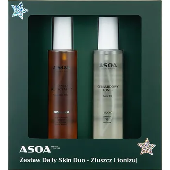 Asoa Daily Skin sada: ceramidové tonikum Glow Up, 150 ml + exfoliační esence, 150 ml
