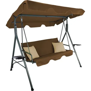 Zahradní houpačka Aga Zahradní houpačka 170x118x153 cm Hnědá