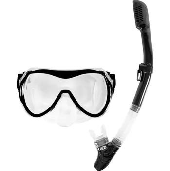 Potápěčská maska Aga Potápěčský set maska a šnorchl M8+S6 Černá