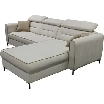 Sedací souprava IMPERIUM -PRAVÁ sedací souprava - látka SMETANOVÁ MISTERIO 03/paspule Misterio 14 (ICON 2=2BALÍKY) kolekce (FI) (K250) NOVINKA