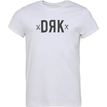 Pánská móda Pánské triko DRK BASIC L Bílá, Černá