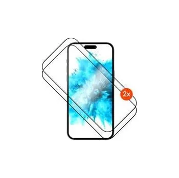 Tvrzené sklo FIXED Full-Cover s aplikátorem pro Apple iPhone 17 Pro Max, 2ks, černé