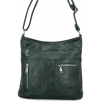 Kabelka Dámská kabelka listonoška Herisson lahvově zelená 13K392