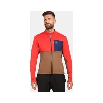 Pánská móda Kilpi ERIN-M hnědá ZM0206KI XXXL; Hnědá mikina + DÁREK DLE VÝBĚRU!