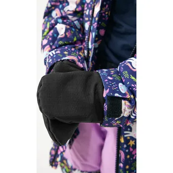 Oblečení a móda unuo Dětské softshellové rukavice s beránkem Tap Černá L