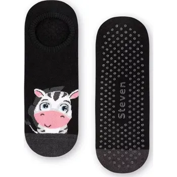 Dámská móda Dámské protiskluzové ťapky Zebra - 35-37 / černá