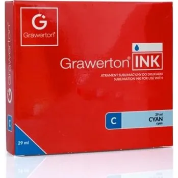 Grawerton Cartridge sub.ink.-RicohAficio GXe 3300N,29ml,azur