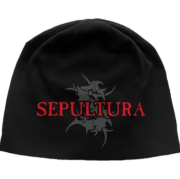 Čepice Sepultura zimní kulich CO, Logo &amp; Tribal S JD Print Black, unisex