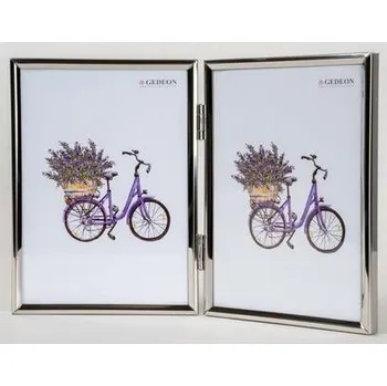 Rám na obraz GEDEON Kovový rámeček SSA13/2 13x18 stříbrný