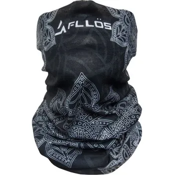 Šátek Multifunkční šátek FLLÖS WIND 03 UNI Černá, Šedá, Bílá