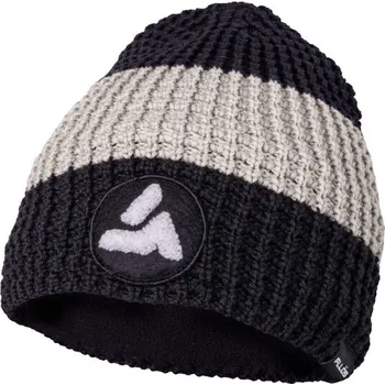 Čepice Zimní unisex čepice FLLÖS DUETO UNI Černá, Šedá, Bílá