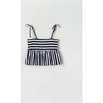 Sinsay - Pruhovaný top - vícebarevná - YK670-MLC - YK670-MLC-M