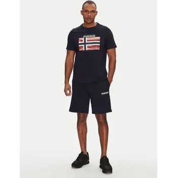 Napapijri T-Shirt S-Lari NP0A4IE51761 Tmavomodrá Regular Fit 3XL