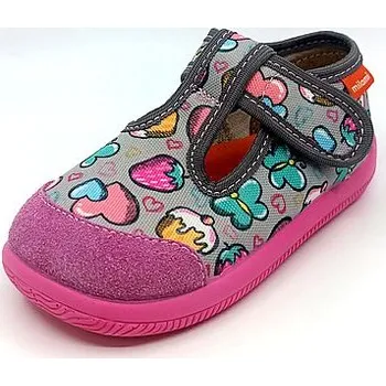 Chlapecké bačkory MILAMI dívčí bačkorky Q-226-VJ39 šedá/růžová 27