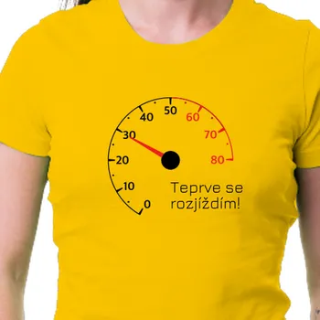 Dámské tričko Tričko K narozeninám | Dámské tričko Tachometr 30
