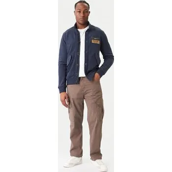 Pánská mikina Aeronautica Militare Mikina 252FE2072UF00669 Tmavomodrá Regular Fit XXL