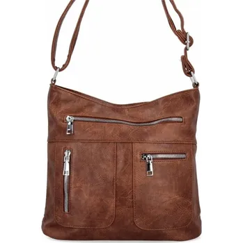 Kabelka Dámská kabelka listonoška Herisson hnědá 13K392