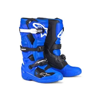 Moto obuv Dětské Mx Boty Alpinestars Youth Tech 7S Boots Blue/Black/White 2026, Velikost 34 / US 2