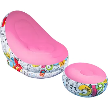 Nafukovací matrace Aga Nafukovací křeslo s podnožníkem DS2508