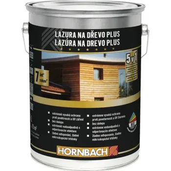 lazura Lazura na dřevo Hornbach Plus 5 l teak
