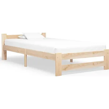 Postel zahrada-XL Rám postele bez matrace z masivního borovicového dřeva 90x200cm 321991