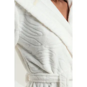 Dámský župan DÁMSKÝ ŽUPAN DARYL 43612 AW25 ECRU XL/2X