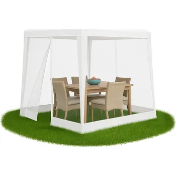 Zahradní stan Aga Zahradní altán s moskytiérou 2,4x3 m Bílý