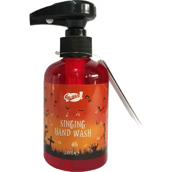 Mýdlo Gloss! Halloween zpívající červené mýdlo na ruce, 250 ml