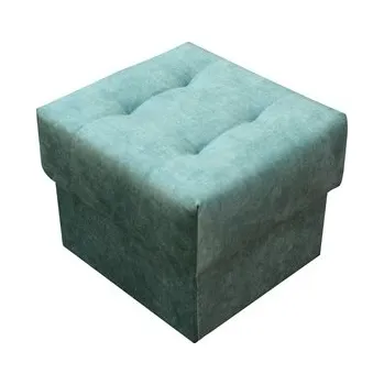 Taburet ALASKA NEW taburet 46x36x46 - látka NOEL 09 - Zelená (K250) NOVINKA