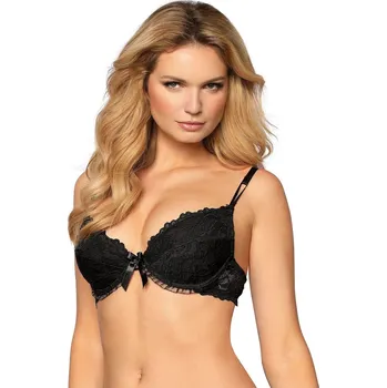 Podprsenka Dámská podprsenka Carmen black - ROZA černá 80/C