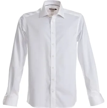 Pánská košile J. Harvest & Frost Košile GB 01 Slim Men, dlouhý rukáv, nežehlivá, pánská COT63010200101-white S Bílá