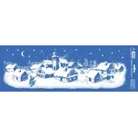 ARCH Okenní fólie 50 x 17,5 cm pás zimní noci