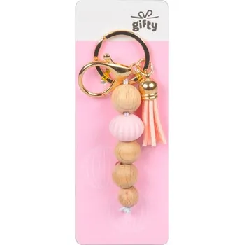 Přívěsek na klíče MFP paper Gifty silikonový RŮŽOVÝ 1042536