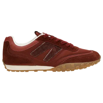 Dámské polobotky Bordové Dámské Tenisky Z Kombinované Kůže Wojas 4637485 38