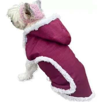 Obleček pro psa Zimní vesta pro fenky s kožíškem softshel více barev (Oblečky pro psy Monťásek)