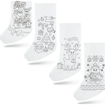 omalovánky Vybarvovatelná mikulášská bota se 4 fixy